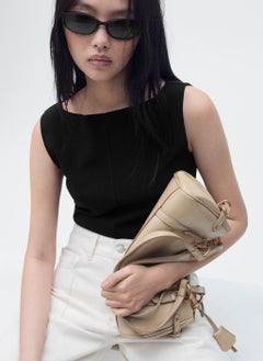 MANGO Boat-Neck Knitted Top  - Image 3