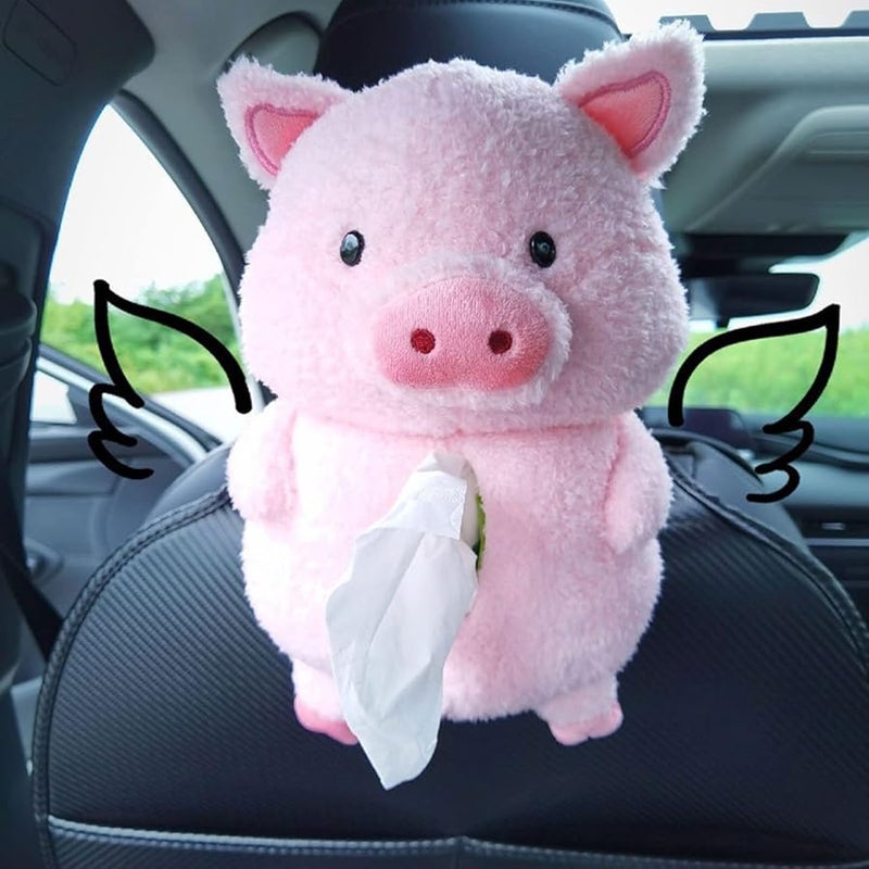 Cartoon Animal Tissue Box Organizer For School Draw Paper Decorative Household Accessory Color B - Image 5