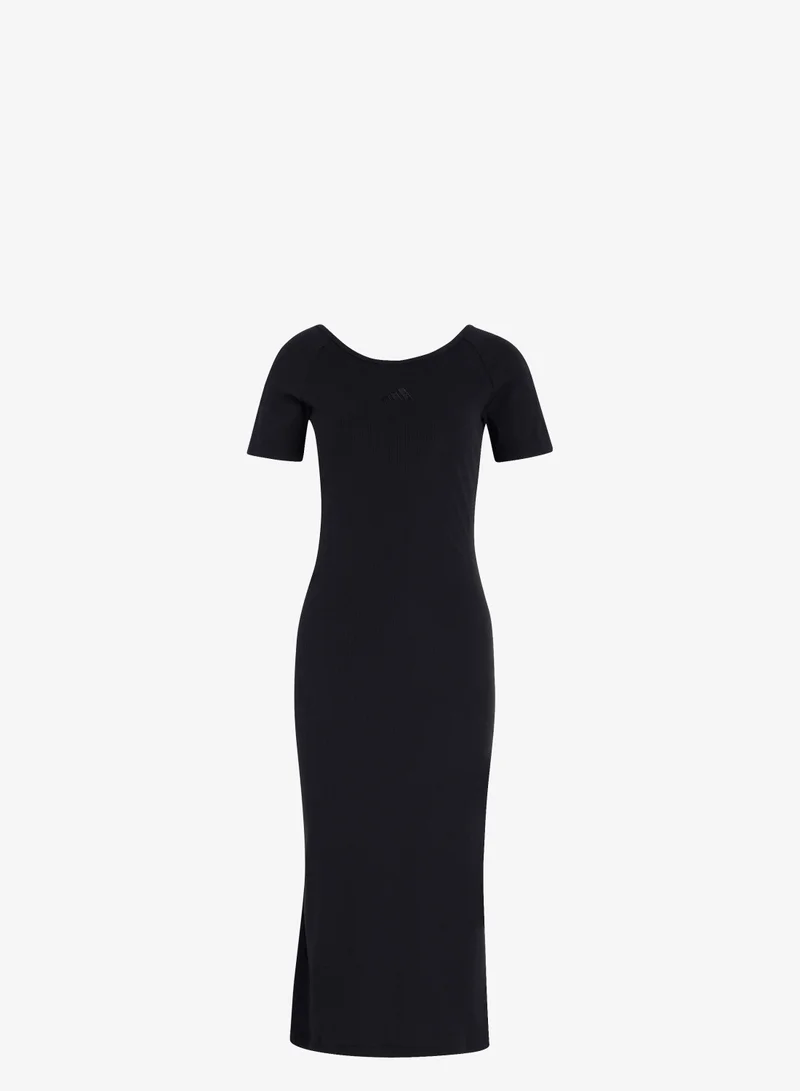 Adidas Adidas Kit Small Logo Rib Dress