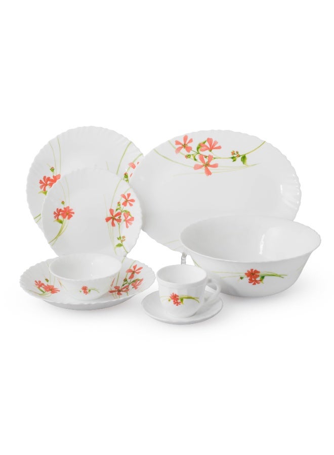 السيف  طقم سفرة من الأر كوبال مكون من 76 قطعة يستخدم لعدد 12 شخص مع نقشات زهور جميلة و زاهية - Image 2