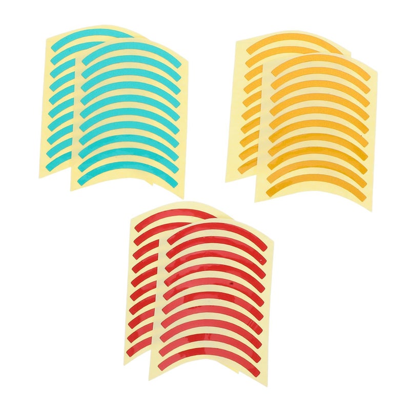 60 Pcs High Visibility UV Protected Pressure Gauge Marking Stickers Labels for Calibration Safety 3.50X0.20X0.10CM - Image 2