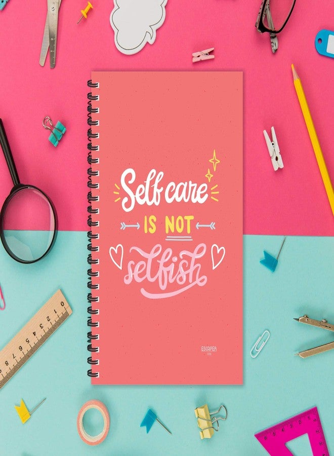 ESCAPER مفكرة "إسكيبر" للعناية بالنفس ليست أنانية، مسطرة - مقاس A5 - 8.5 × 5.5 بوصة، مفكرة تحفيزية بتصميم أنيق، مفكرة اقتباسات ملهمة، مفكرة للمكتب، مفكرة كهدية - Image 5