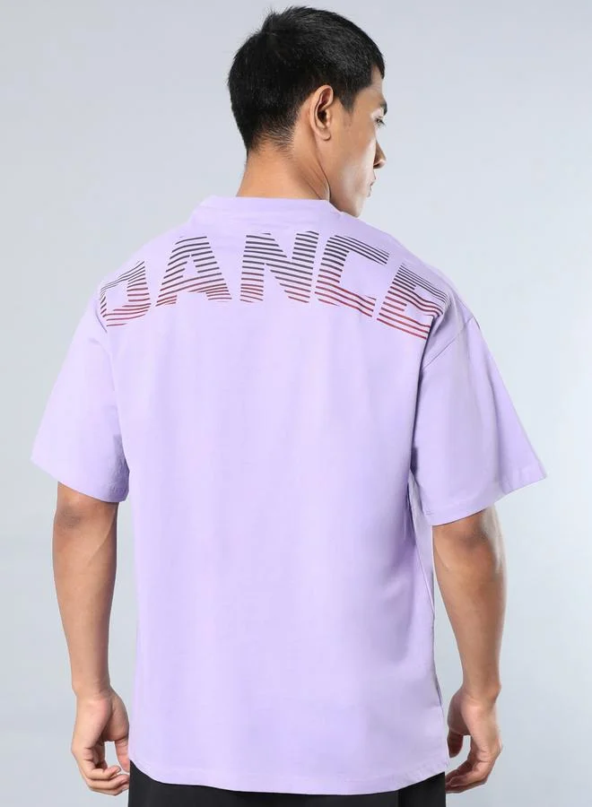 Cult Men Oversized Dance Back Print T-Shirt
