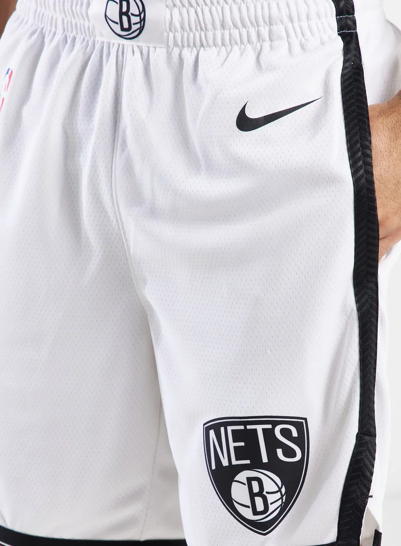 Nike Brooklyn Nets Dri-Fit Swimming Shorts