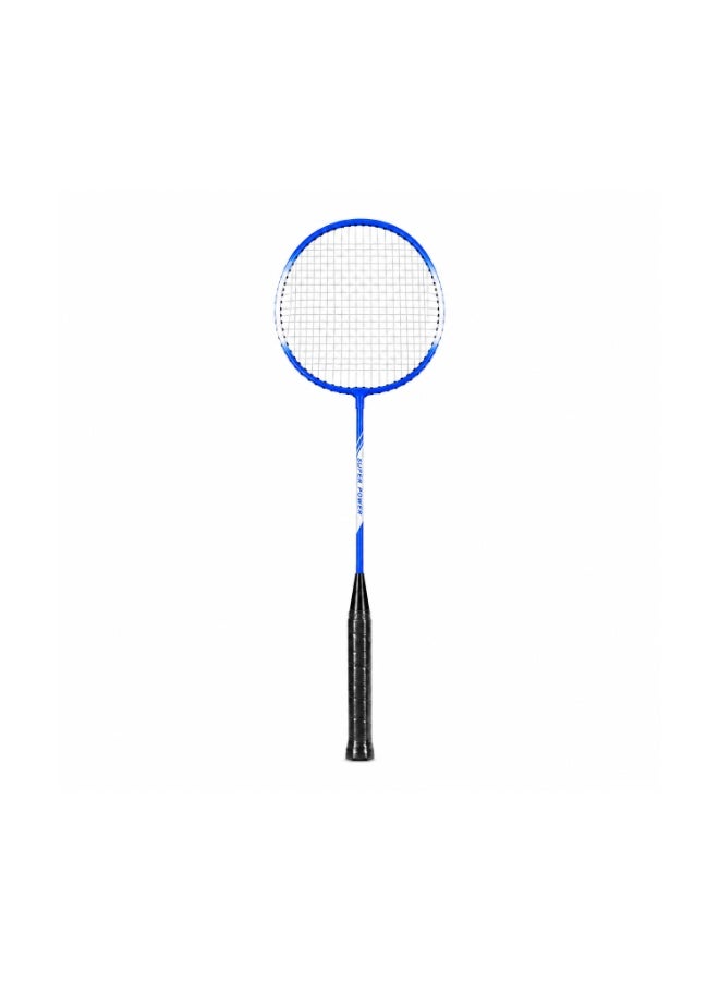 Badminton Racket & Shuttlecock Combo Set – 2 Lightweight Durable Steel Badminton Rackets with 2 Nylon Shuttlecocks, Non-Slip Grip, Pre-Strung Racquets for Indoor & Outdoor Sports Blue - Image 2