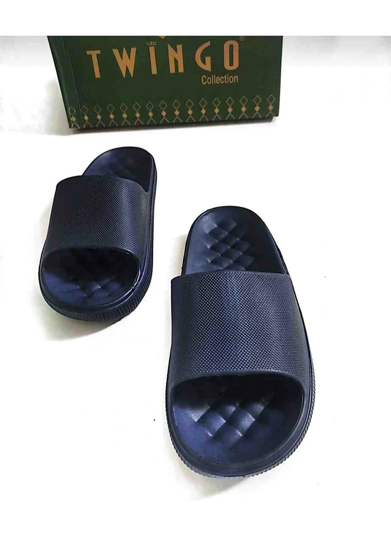 توين جو 058 Navy Blue Eva Daily Pool Home Slippers