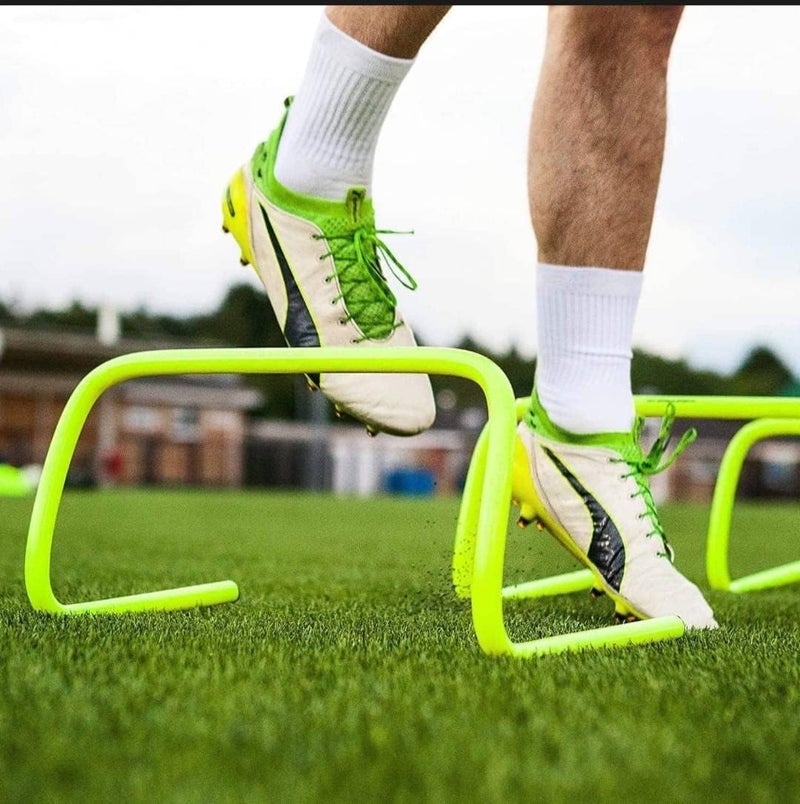 Protoner Speed Training Hurdles, 6-18 Inch Height Options, Pack of 4, Neon Yellow (6 inch) - Image 4