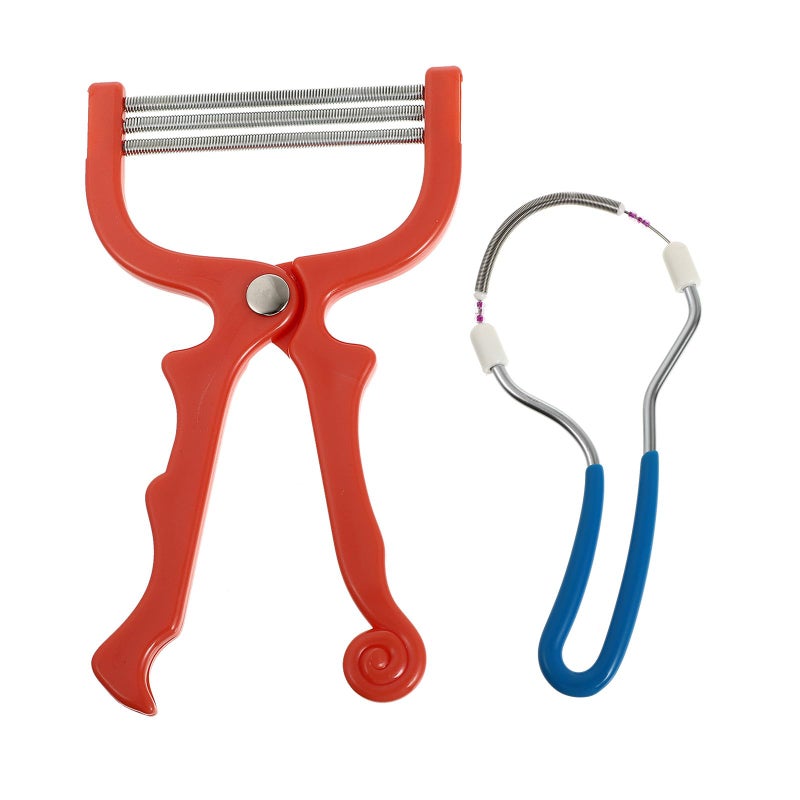 Portable Facial Hair Remover Tool For Women Manual Spring Epilator 2 Pack - Image 2