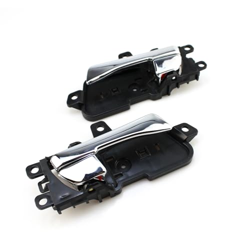 FORLETOR Interior Inside Chrome Door Handle Front and Rear Left Driver & Right Passenger Side Fits for 2011-2015 Hyundai Sonata Replaces 826103S010 82610-3S010 (2Pcs) - Image 2