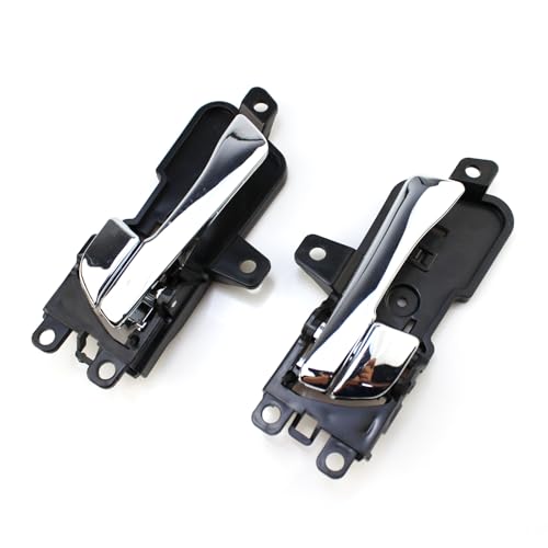 FORLETOR Interior Inside Chrome Door Handle Front and Rear Left Driver & Right Passenger Side Fits for 2011-2015 Hyundai Sonata Replaces 826103S010 82610-3S010 (2Pcs) - Image 1