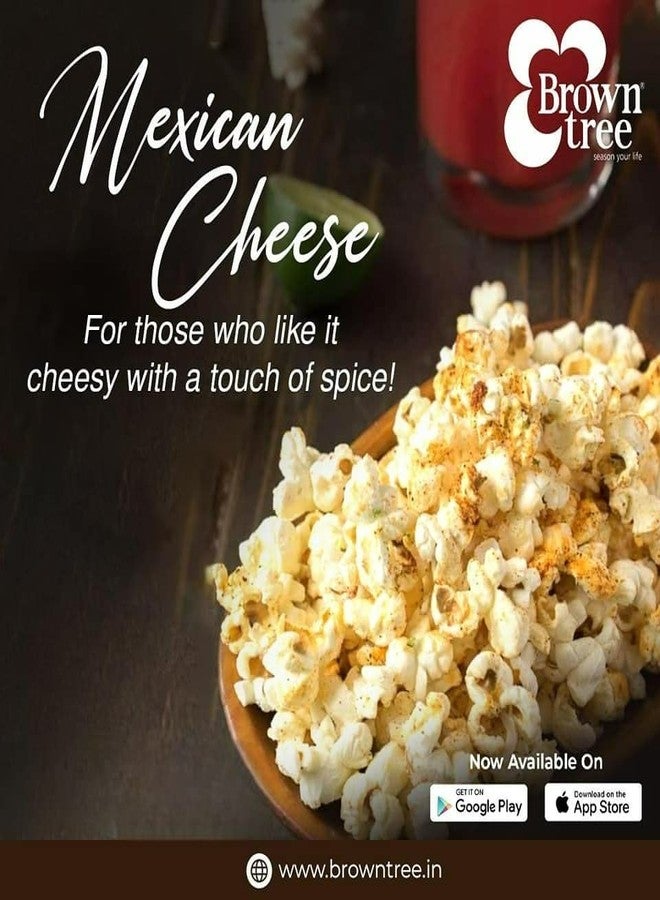 Brown tree Browntree 4 in 1 Popcorn Seasoning Powder-200g| Mexican Cheese, Cheddar Cheese,Sweet Chilli BBQ, Peri Peri Popcorn Seasoning | Movie Style Seasoning Powder |Each Pack 50g |Seasoning Powder Combo Pack - Image 4
