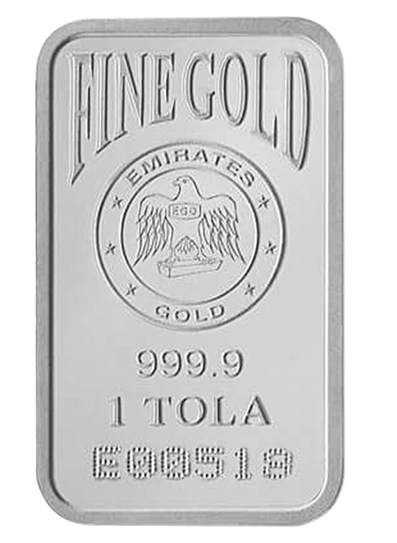 Emirates - Emirates 1 Tola Pure Silver Bar 999 - Image 1