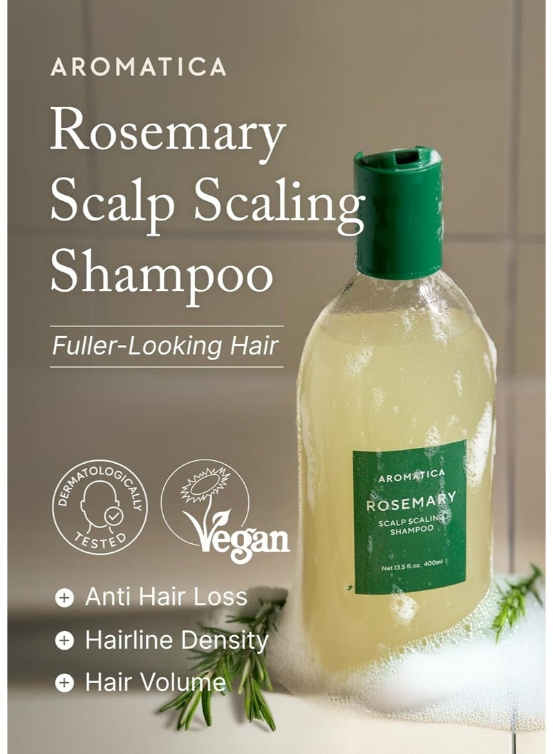 AROMATICA Rosemary Scalp Scaling Anti-Dandruff shampoo 400ml - Image 2
