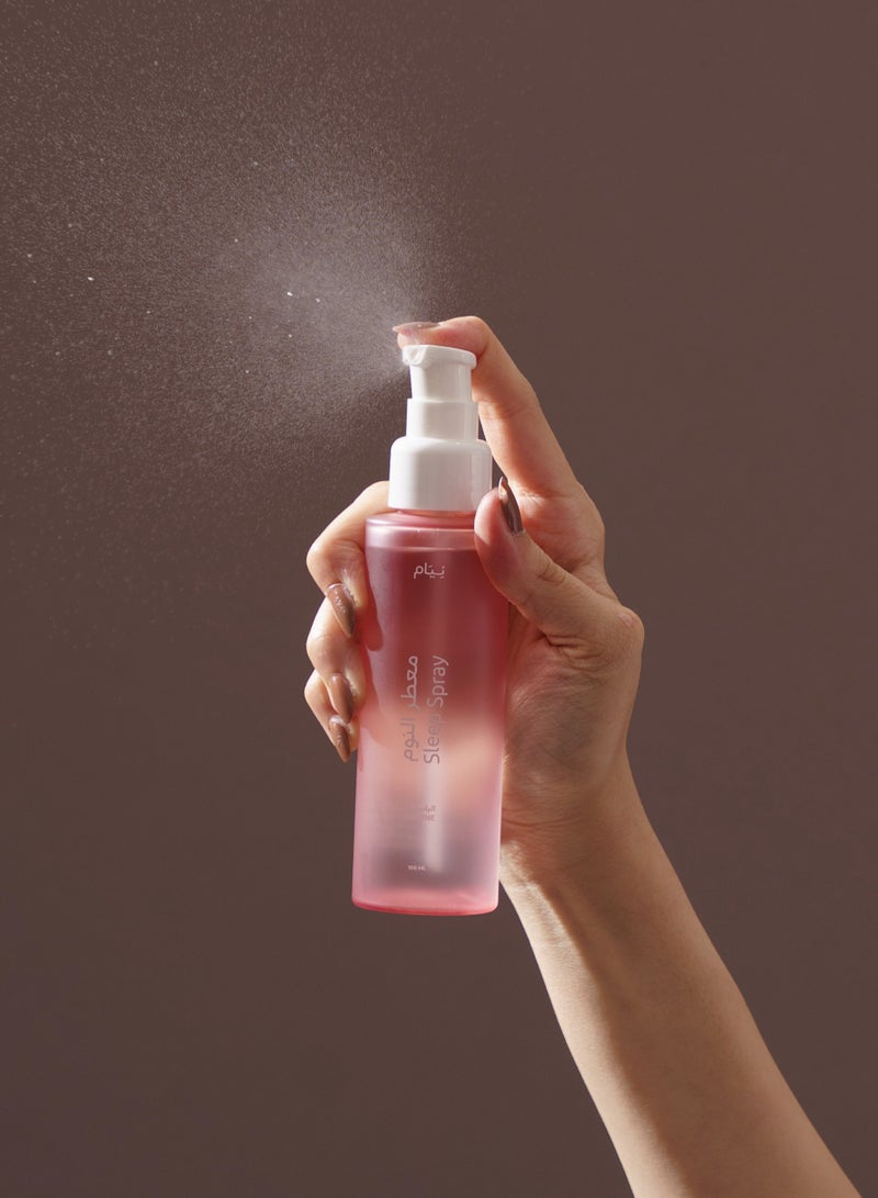 نيام معطر النوم من نيام بروائح طبيعية ومهدئة (الياسمين) 100 مل للدخول في حالة الاسترخاء وتحسين جودة النوم، بخاخ مثالي للاستخدام اليومي على المخدة أو في غرفة النوم. - Image 3