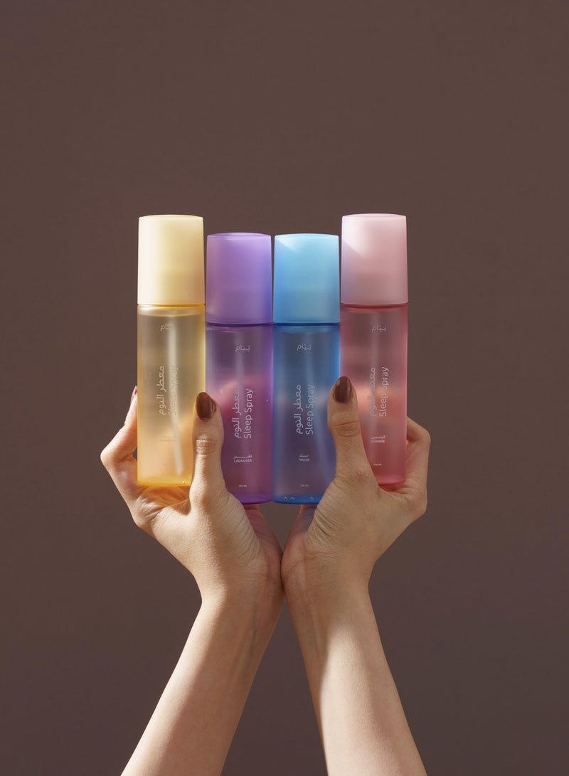 نيام معطر النوم من نيام بروائح طبيعية ومهدئة (الياسمين) 100 مل للدخول في حالة الاسترخاء وتحسين جودة النوم، بخاخ مثالي للاستخدام اليومي على المخدة أو في غرفة النوم. - Image 4