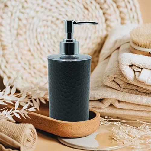 Shenron Refillable Hand Soap Dispenser for Wash Basin, 250 ml Unbreakable Liquid Dispenser, Shampoo, Hand Wash, Sanitizer, Lotion Dispenser Bottle for Kitchen, Wash Basin & Bathroom (Black,Set of 3) - Image 5