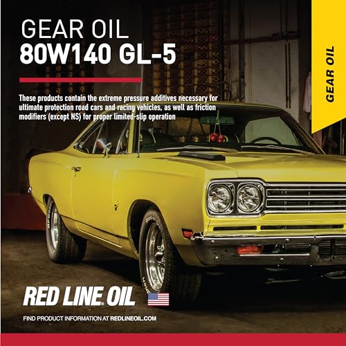 Red Line 58104 80W140 GL-5 Synthetic Gear Oil for Hypoid Limited Slip Differentials - 1 Quart - Image 2