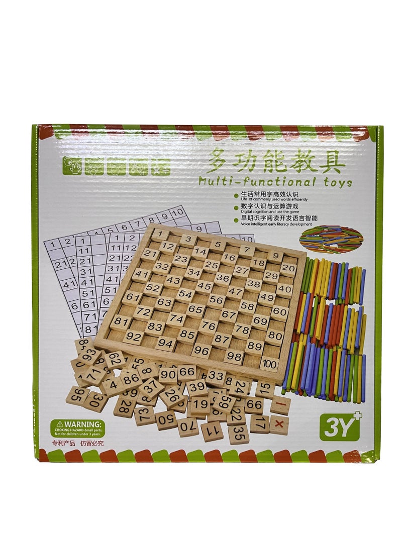 Numbers And Arithmetic Symbols Counting Sticks Box - Image 3