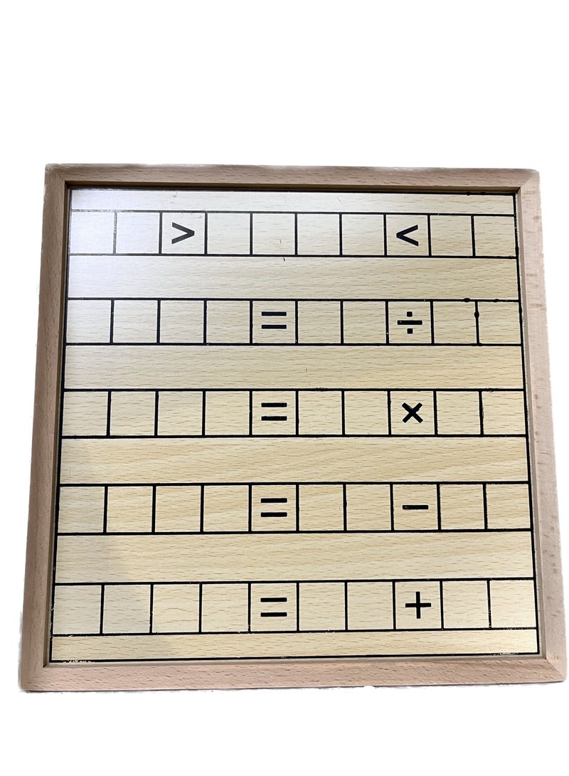 Numbers And Arithmetic Symbols Counting Sticks Box - Image 2