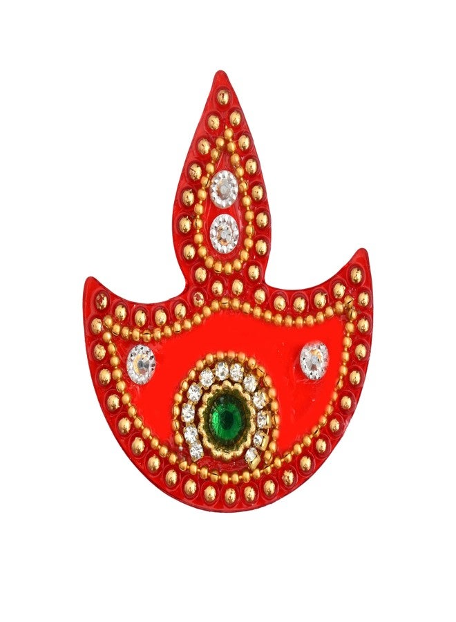 AARGKRAFT Acrylic Handmade Round Rangoli Home Temple Decorations for Diwali, Dusshera Wedding Pooja Festival Size - Very Small - Image 4