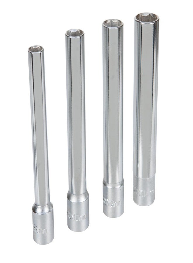 بيرفورمانس تول مجموعة مقابس W80602 من Performance Tool، مكونة من 4 قطع، مقاس 3/8 بوصة، ذات جدار عميق للغاية، 6 نقاط، للتثبيت الدقيق والمتانة - مثالية لتطبيقات السيارات والتطبيقات الصناعية - Image 1