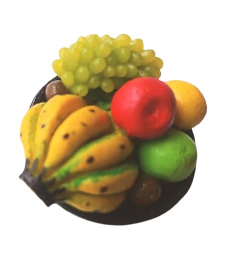 BRIKSHI Fridge Magnet Miniature Food 3D Fridge Magnet Best Souvenir Gift 100% Made in India (Fruits Basket) - Image 1