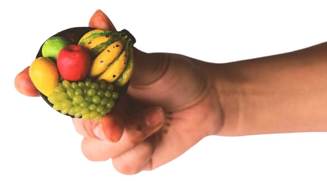 BRIKSHI Fridge Magnet Miniature Food 3D Fridge Magnet Best Souvenir Gift 100% Made in India (Fruits Basket) - Image 5