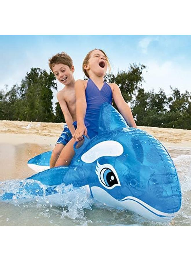 INTEX Inflatable Ride On Whale For Kids Multi Color - Image 2