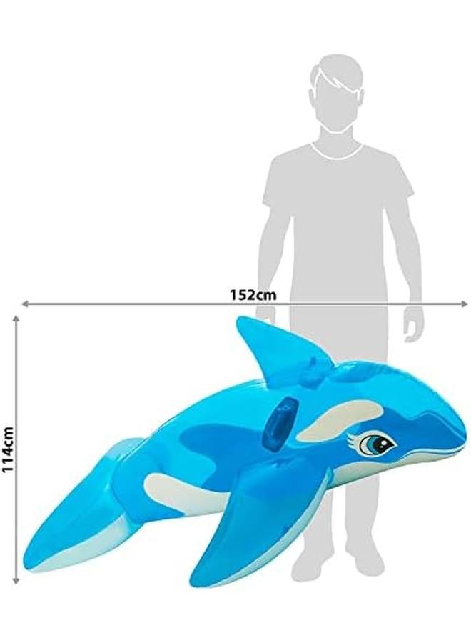 INTEX Inflatable Ride On Whale For Kids Multi Color - Image 4