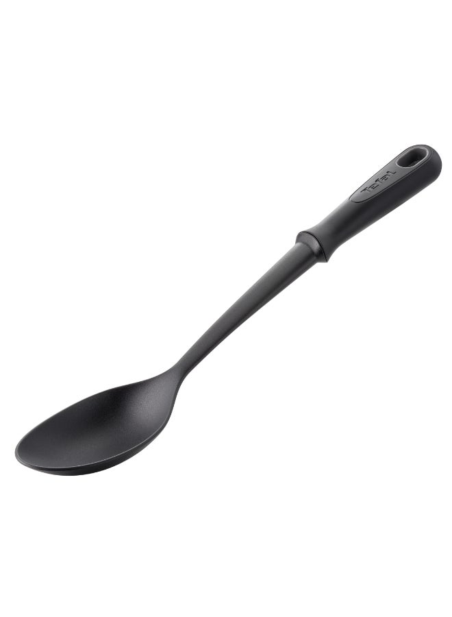 TEFAL Comfort Spoon | Kitcken Tool | High-Heat Resistance | Scratch-Free for Cookware | Dishwasher-Safe | Ergonomic Design | Black | Plastic | 2 Years Warranty | K1290114 Black - Image 2
