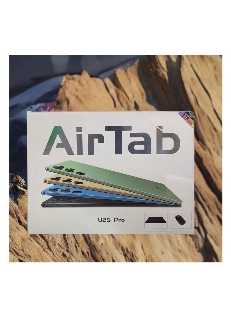 AirTab AirTab 10.1 -Inch Smart Tablet U25 PRO Android 13 Tablet With 1TB Storage and 16GB RAM Quad Core Wi-Fi LTE Dual Sim with Touch Pen and Keyboard - GOLD  - Image 4