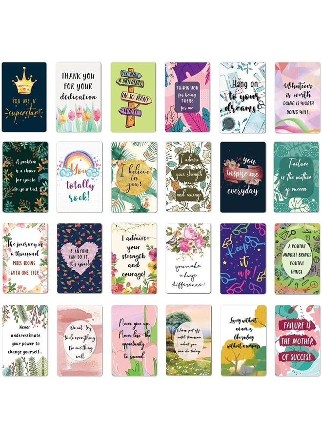 MXN 72 Pcs Positive Affirmations Encouragement Cards with Quotes for Employees, Students, Coworkers Inspirational Card Lunch Box Note Card for Kids - Image 5