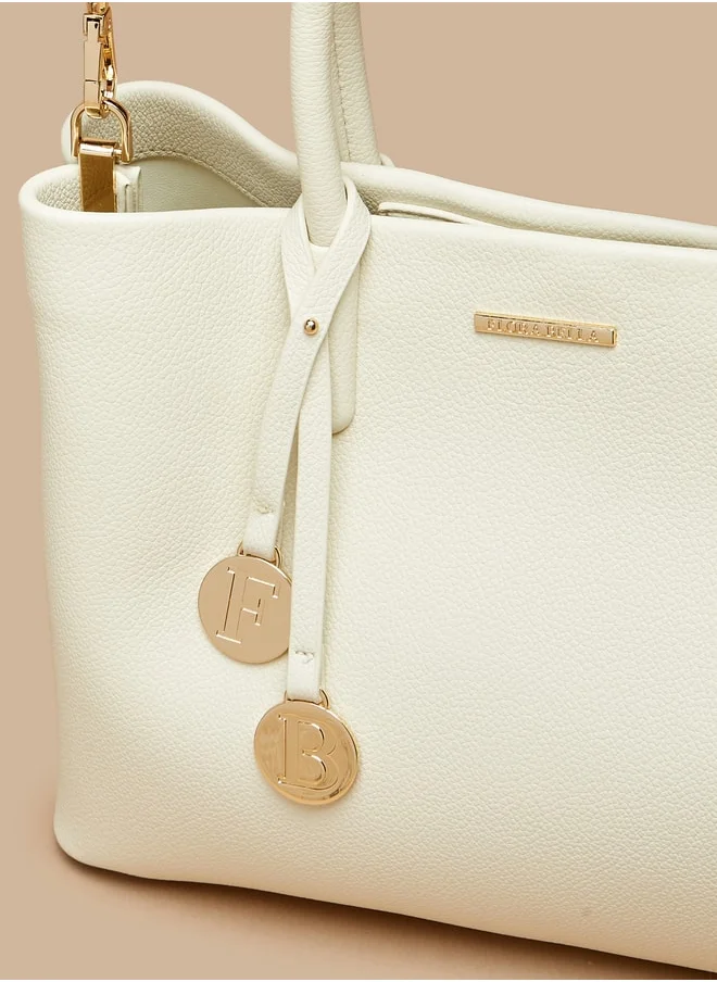 Flora Bella By Shoexpress Textured Tote Bag