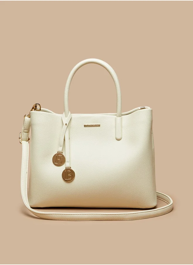 Flora Bella By Shoexpress Textured Tote Bag