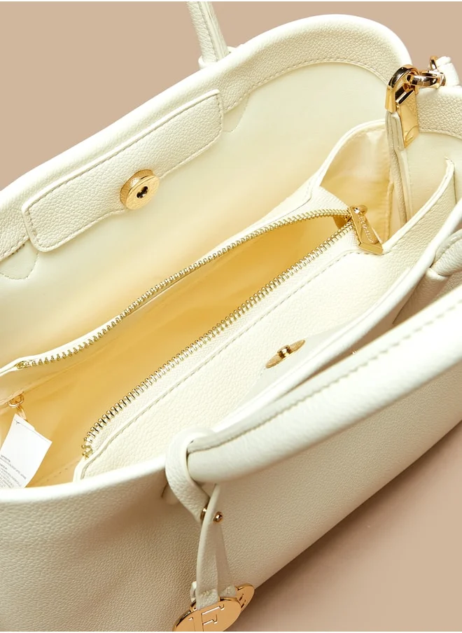 Flora Bella By Shoexpress Textured Tote Bag