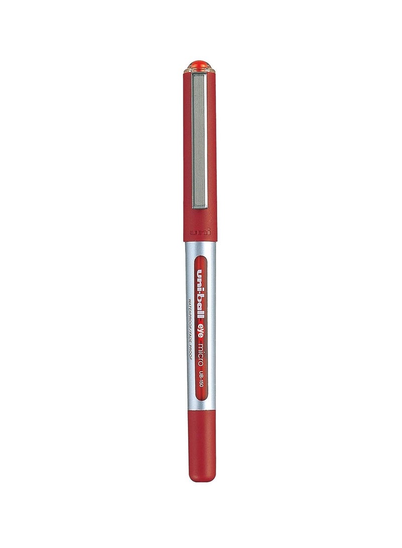 Uni-Ball-EYE UNI-BALL Eye UB150 0.5mm Roller Ball Pen | Red Ink, Pack of 5 - Image 3