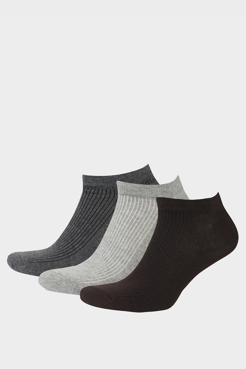 DeFacto Multicolour Man 3 piece Short Socks Casual - Image 1