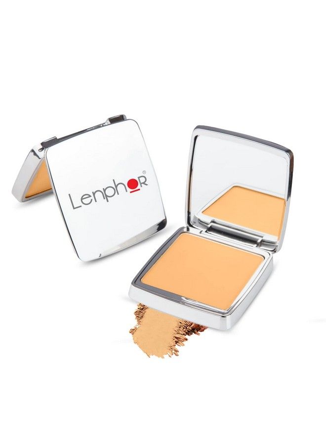 Lenphor Flawless Face Compact Powder Long Lasting For Makeup Matte Finish With Vitamin E And Spf 25 Makeup Powder & Face Powder For Women & Girls Honey 04 - Image 2