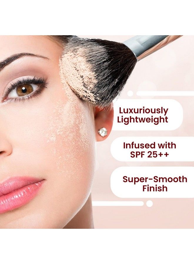 Lenphor Flawless Face Compact Powder Long Lasting For Makeup Matte Finish With Vitamin E And Spf 25 Makeup Powder & Face Powder For Women & Girls Honey 04 - Image 4