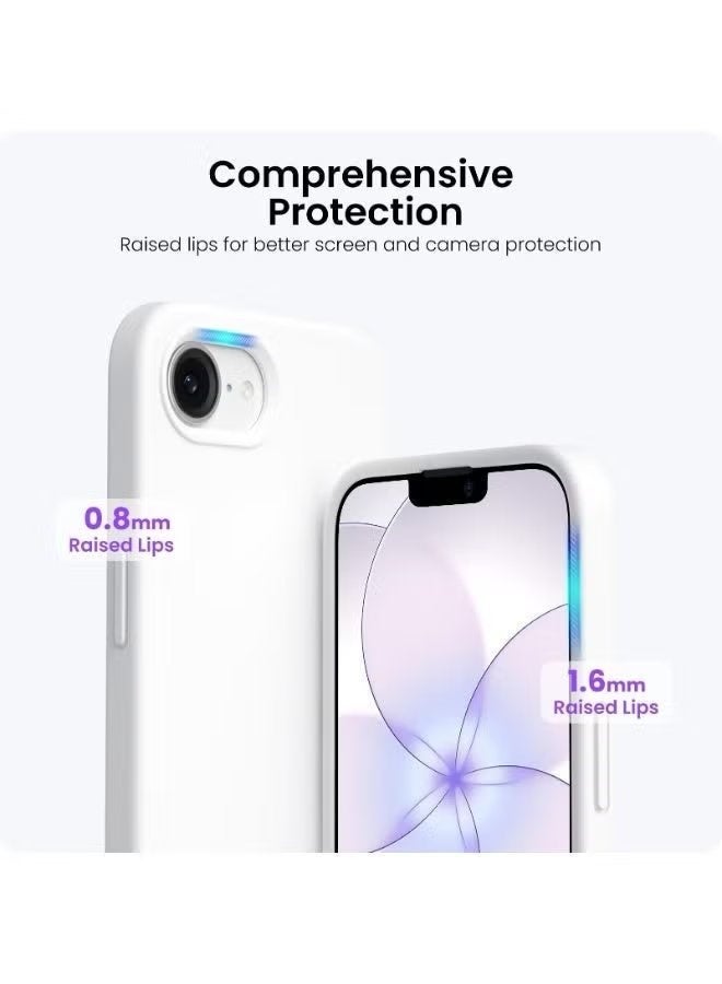 Gulf Trend iPhone 17e Premium Liquid Silicone Case for 6.1 Inch, Soft Microfiber Lined Protective Cover, Shockproof Anti-Scratch Slim Fit Phone Case, Raised Camera & Screen Protection, Anti-Fingerprint Finish, Flexible Lightweight Design, Comfortable Non-Slip Grip, Precision Cutouts - Image 3