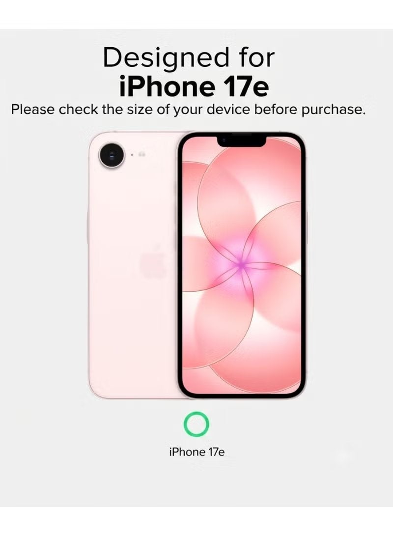 Gulf Trend iPhone 17e Premium Liquid Silicone Case for 6.1 Inch, Soft Microfiber Lined Protective Cover, Shockproof Anti-Scratch Slim Fit Phone Case, Raised Camera & Screen Protection, Anti-Fingerprint Finish, Flexible Lightweight Design, Comfortable Non-Slip Grip, Precision Cutouts - Image 2