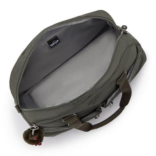 KIPLING KIPLING حقيبة كيبلينغ النسائية يوجينا، مصنوعة يدويًا، حزام كتف قابل للإزالة، جيوب خارجية، حقيبة دفل نايلون - Image 3