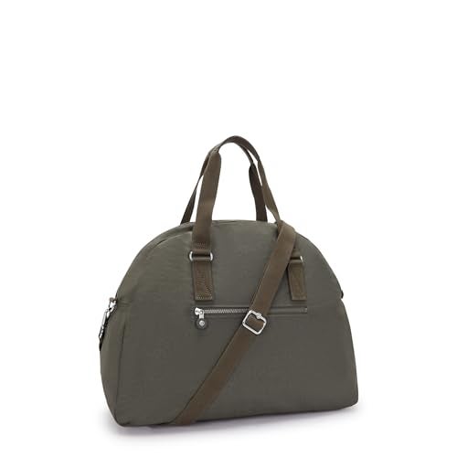 KIPLING KIPLING حقيبة كيبلينغ النسائية يوجينا، مصنوعة يدويًا، حزام كتف قابل للإزالة، جيوب خارجية، حقيبة دفل نايلون - Image 2