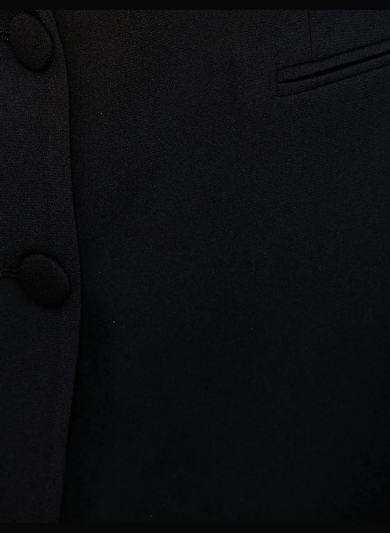 KOTON Double Button Oversized Blazer Jacket