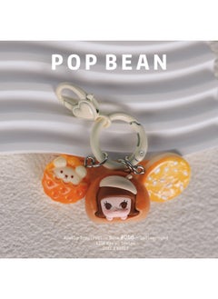 Generic POP BEAN Bubble Mate Moe Grain Toast Series Sp Toast Pendant Keychain Bag Decoration Gift-Specifications:Labubu+leather Rope Keychain Style  - Image 3