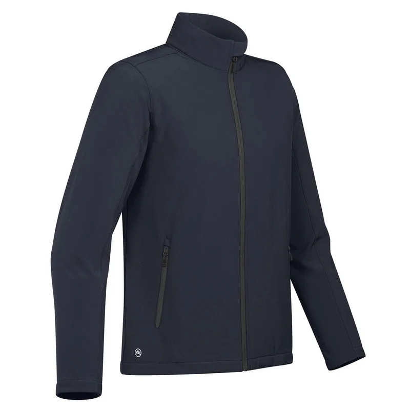 Stormtech  Stormtech Men’s Orbiter Softshell Jacket - Water-Repellent, Wind-Resistant Mid-Weight Fleece-Back Stretch Soft Shell for Outdoor, Work, Travel & Everyday Wear – Zippered Pockets & Urban Fit (Navy) for Men | Best Price UAE