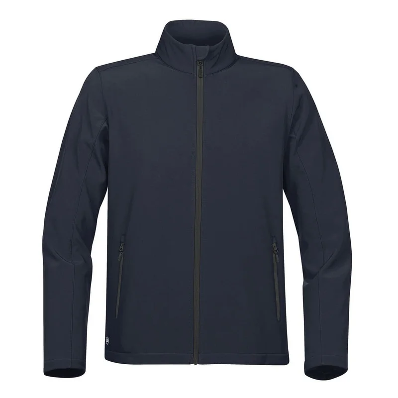 Stormtech  Stormtech Men’s Orbiter Softshell Jacket - Water-Repellent, Wind-Resistant Mid-Weight Fleece-Back Stretch Soft Shell for Outdoor, Work, Travel & Everyday Wear – Zippered Pockets & Urban Fit (Navy) for Men | Best Price UAE