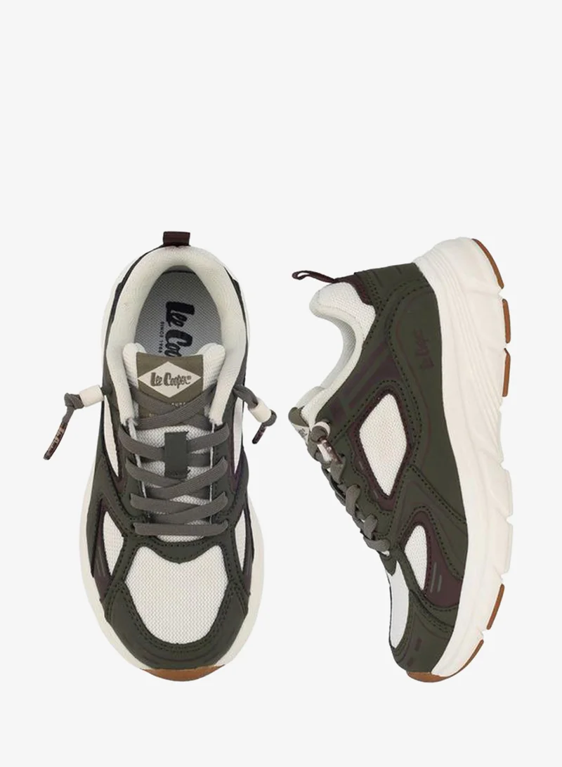 Boys Lace-Up Ankle School Sneakers