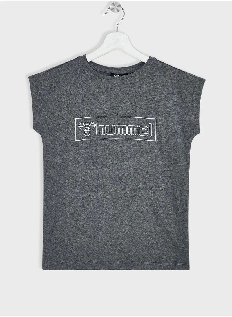 Hummel Kids Boxline Logo T-Shirt