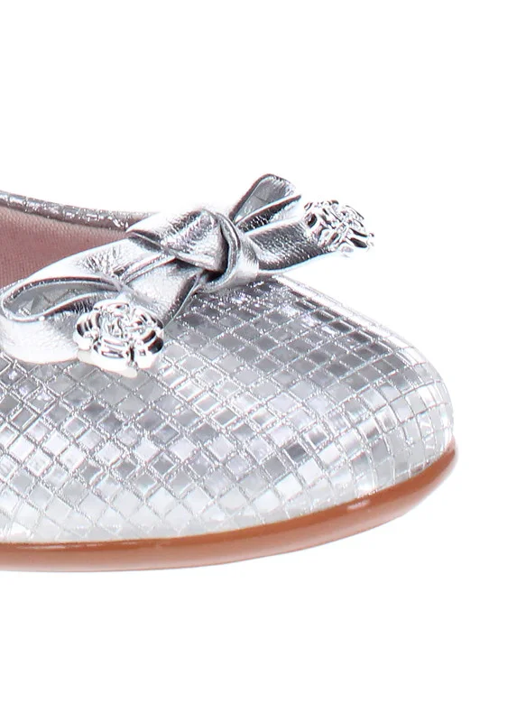 موليكينها Molekinha Junior Girls Ballerinas Silver | Made In Brazil